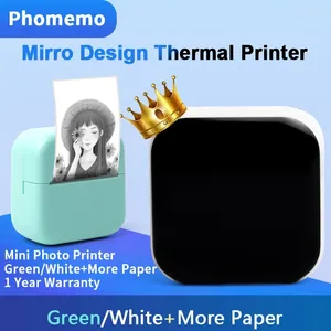 Phomemo M02X Label Maker Machine Mini Pocket Thermal Printer DIY Date Sticker Wireless Various Paper