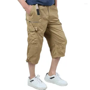 Herren Shorts lässige Männer Sommer lose Kurzhose Herren Mode Baumwoll Militär Tarning Frachtschweiß 5xl Kleidung