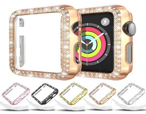 Diamond Case för Apple Watch 5 44mm 40mm IWatch Series 4 Screen Protective Cover PC Watch Case för Apple Watch 3 Case 38mm 42mm7373479