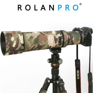 Bags ROLANPRO Lens Camouflage Coat for Canon RF 800mm F11 IS STM Camouflage Rain Cover Lens Sleeve Guns Case dslr Cameras