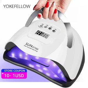 Kits 360w Uv Led Nail Lamp 57 Led 4 Timer Nail Dryer with Motion Sensing Memory Function Removable for All Nail Gel Light Home Salon