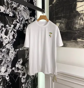 Mäns plus tees polos t-shirts runda nacke broderade och tryckt polar stil sommarkläder med gata ren bomullsstorlek: S-3xl e5es