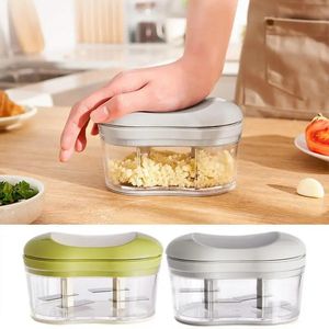 Food Chopper Manual Food Processor With Cord Hand-Powered Food Chopper Multi Functional Ginger Onion Meat Chopper kitchen gadget 240325