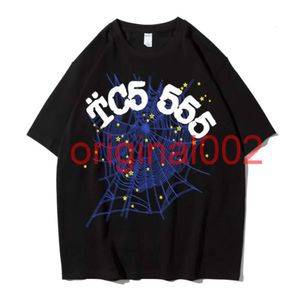 デザイナーsp5der 5555シャツヤングタグTシャツヒップホップメンズとレディースパーカー高品質のプリントプリントスパイダーパウダープルオーバー555555ヨーロッパサイズs-xxl fv