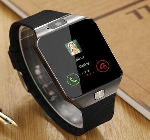 Ny Smart Watch Intelligent Digital Sport Gold Watches DZ09 pedometer för telefon Android Wrist Watch Men Women039s Satti Watch3985586