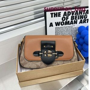 All-Match Fashion Saddle Bag Single Shoulder Crossbody Womens Western Style Small Bags Texture Lock