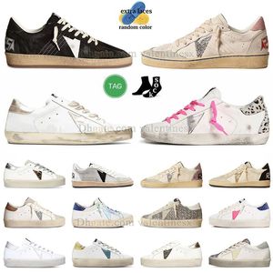 Designer lässige Schuhe Scarpe Golden Sneakers Good Goise Goss Plattform Royal Blue White Pink Leopard Dunkel Silber Sparkle Tenis Schuh Dhgate Trainer Herren Frauen Frauen