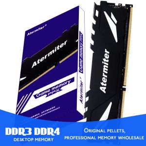 Адаптер Atermiter Memoria RAM DDR4 16GB 4GB 8GB 32GB Память настольной памяти UDIMM 2133 2400 2666 3000 3200 3600 DDR3 4GB 8GB 1600 NEW DIMM RAMS