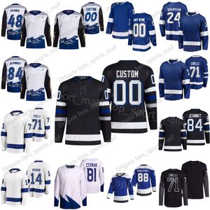 24-25 Alternate Hockey 71 Anthony Cirelli Jersey 88 Andrei Vasilevskiy 48 Nick Perbix 81 Erik Cernak 14 Pat Maroon 24 Zach Bogosian 84 Tanner Jeannot Man Kobiet młodzież młodzież