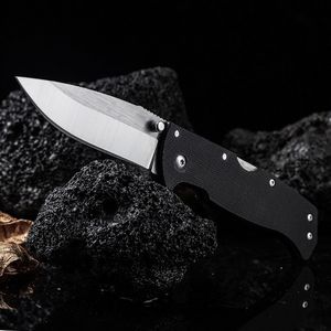 High Quality H9981 Folding Knife 9Cr13Mov Satin Drop Point Blade G10 Handle Outdoor Camping Hiking Fishing EDC Pocket Folder Knives with Retail Box