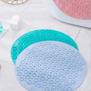 Bath Mats Silicone Back Brush Foot Massage Pad Mat Shower Cushion Suction Cup Bathroom Non-slip Exfoliating