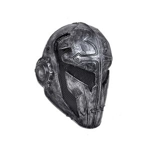 Taktyczny Airsoft Paintball Wire Knight Templar ABS Mask Halloween Horror Mask CS Wargame8263021