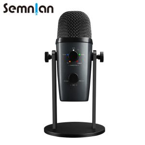 Microfoni Professione semnlan Audio USB Registrazione Microfono Bluetooth Condicatori Gamer Gamer Webcast Gamer YouTube Video Rumore di cancellazione Mic