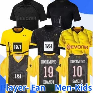 2024 2025 Reus Reyna Soccer Jerseys 23 24 Cup version Dortmunds Kamara Hummels Adeyemi Brandt Shirt Hazard Ryerson Bynoe-Gittens Kids Kit Football Uniforms