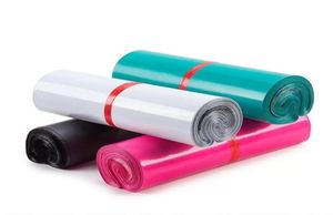 Sacchetti di plastica di poli mailer sacchetti di buste 4 colori sacchetti di spedizione auto sigillatura impermeabile bianco rosa nero verde 5862069