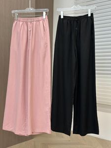 女性用パンツ春と夏の小型Cワイドレッグカジュアル輸入リヨセル繊維銅アンモニアシルクファブリック