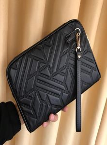 Small Hand Bag For Men Black Plaid Cell Phone Fashion Watherproof New 2020 Man Male Zipper Handbags Business Vintage5279016