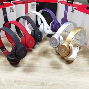 Fones de ouvido sem fio solo3.0 fones de ouvido estéreo Bluetooth Animação de fone de ouvido mostrando o suporte de suporte de cartão TF Mic 3,5 mm Jack