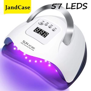 Modanature sole x11 lampada a led UV max per asciugacapelli lampada per chiodo manicure unghie gel di vernice con lampada professionale per rilevare il movimento per manicure