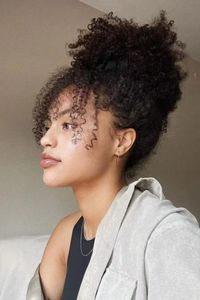 Penteado de rabo de cavalo de cabelo humano de 3C de 3C curto para mulheres negras, penteado de crochê de crochê de crochê de crochê, peças de cabelo brasileiro de 120g de brasil