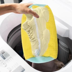Waschbeutel Schuhbeutel Anti-Deformation Sneaker Waschen multifunktional mit Reißverschluss für die Maschine