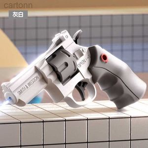 Gun Toys ZP5 Revolver Water Gun Small Manual Pistol Outdoor Beach Toy Toy Mecânica Mini Pistola de Água Contínua para Crianças 240408