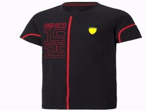 بدلة سباق F1 قابلة للتخصيص Summer Shortsleeved Tshirt Formula 1 Team Factory Uniform9169346