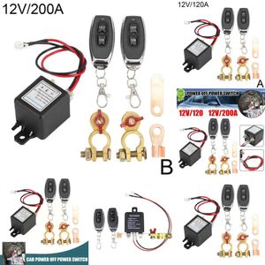 Ny 12V 120A 200A Relä Trådlös fjärrkontroll Isolator Switch Control Koppla bort batteriet av C1J3