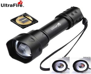 Ultrafire T20 10W IR懐中電灯850NM 940NMナイトビジョンズーム可能なトーチLED赤外線懐中電灯戦術的狩猟懐中2103224177804