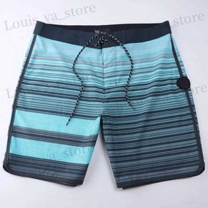 Men's Shorts New With Tags Men Striped Swimming Trunks Stretch Bermuda Quick-Dry Beach Pants Surf Board Shorts E663 T240408