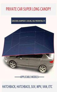 Bil Sunshade tak solskyddsmedel värmeisolering Hail Proof lämnar utomhusparkering Sunshade Mobile Garage Automatisk bil Paraply Fold H1271621