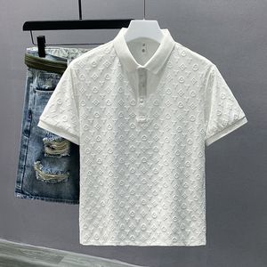 디자이너 폴로 셔츠 남성 셔츠 자수 여성 패션 최고의 고품질 비즈니스 의류 칼라 세부 정보 짧은 슬리브 폴로 셔츠 남자 티 M-4XL