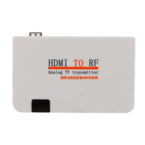 Box HDMIcompatible to RF Coax Converter Adapter HDMIcompatible Modulator Digital Signal to RF Analog Signal TV Transmitter