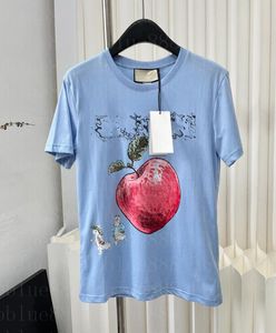 24 Frauen mit kurzem Ärmel T-Shirt exquisit regulärer Muster Upper Body Giant Slim T-Shirt 407