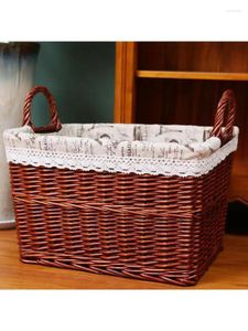 Laundry Bags Dirty Hamper Rattan Storage Basket Nordic Clothing Toys Home Wicker Extra Large Clothes