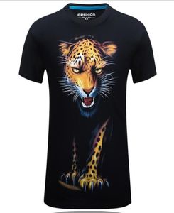 Summer Designer T Shirts For Men Tops 3d Lion and Leopard Print T Shirt Mens Clothing Casual Short Hmes Tshirt Tops M5XL6746468