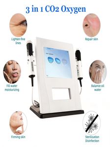 3 IN 1 Facial CO2 O2 Machine Ultrasound RF Lifting Microbubble Oxygen Infusion Deep Cleaning Skin Rejuvenation SPA Salon3630554