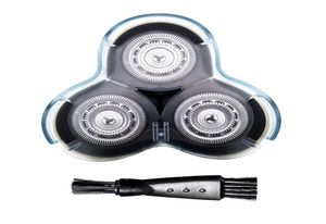 RQ12 Ersättning Rakhuvud 3D Razor Full Body Head -tillbehör med ren borste och fodral för Philips S9000 RQ10 RQ11 RQ125735760