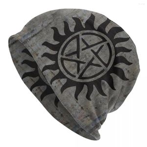 Berets Supernatural Winchester Logo Motorhut Herbst Winter Street Schädel