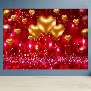 Party Decoration 1.1 1.8m Valentine's Day Happy Background Banner Red Love Po Supplies