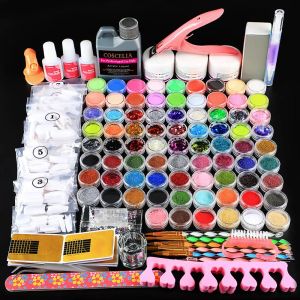 Kits COSCELIA Full Acrylic Liquid Manicure Set Acrylic Nail Kit Acrylic Powder Nail Kit Professional Set Nail Art Decorations