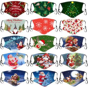 Maschera per il viso di Natale Kids Babbo Natale regalo Snowflake Child Chapt Designer Designer Face Mask traspirante PM25 FACEMA 4583589 per adulti