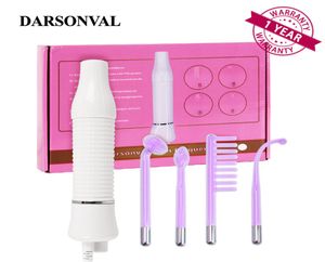 Darsonval Taşınabilir Yüksek Frekanslı Cihaz Violet Ray Yüz Makinesi Akne Çıkartma Mor Işık Makinesi Yüz Masajı Spa C03012591394