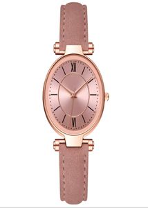 McyKcy Brand Leisure Fashion Style Womens Watch Good Selling Pink Leather Band Quartz Battery Ladies Watches Wristwatch9971666