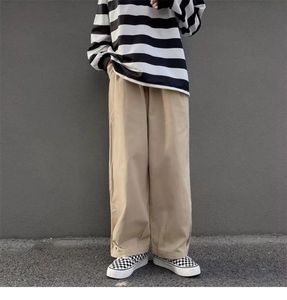 Men Wide Leg Pants Japan Style Casual Women Cargo Byxor Harajuku Fashion Baggy Sweatpants High Street Clothing 240402