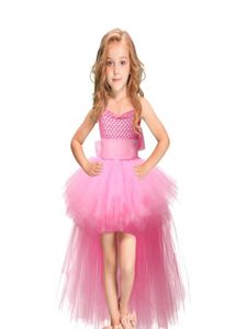 tulle pink girl dresses parties girls baby lining beautiful performance dress for girls wedding christmas formal day clothing2458910