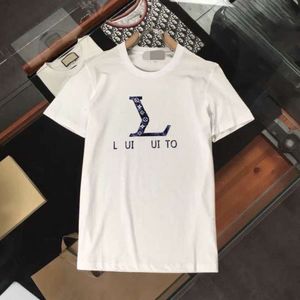 Moda Men, camiseta designer t camisetas masculas letras feminina impressão gráfica camiseta casual camisa de manga curta duas cores