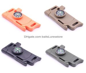 Survival Bracelets Paracord Bracelet Baitsluresstore Tool Buckle Mtipurpose Plastic Fiftees Outdoor Mtifunction Whistle Aessorie9728197