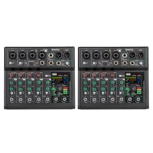 Tillbehör Topp G7 Sound Card Audio Mixer Sound Board Console Desk System Interface 7 Channel USB Bluetooth 88 Mixing Effects