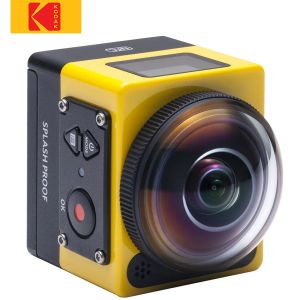 Kameror 100% Original Kodak 4K SP360 Sportkamera Action Pixpro för YouTube Video 360 Action 1080p WiFi NFC iOS -stöd